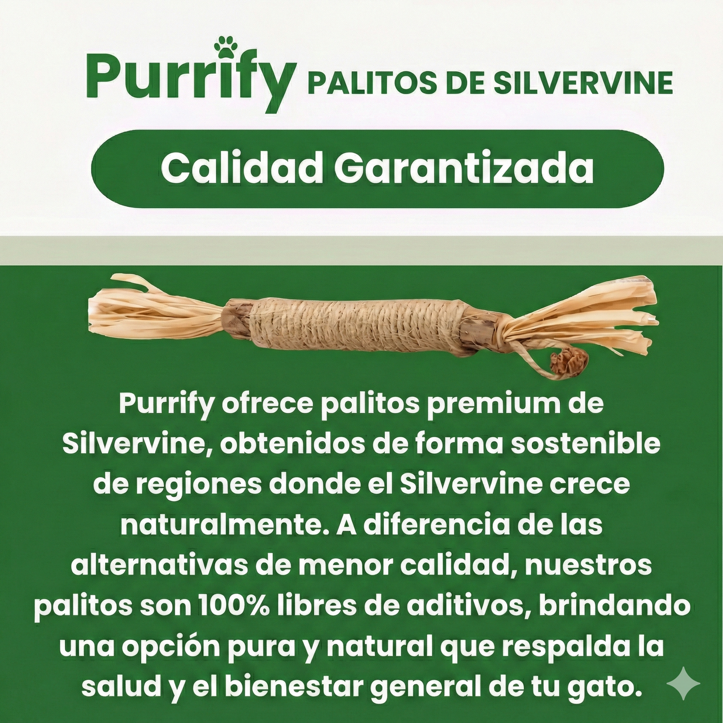 Purrify™ Palitos Dentales Naturales de Silvervine